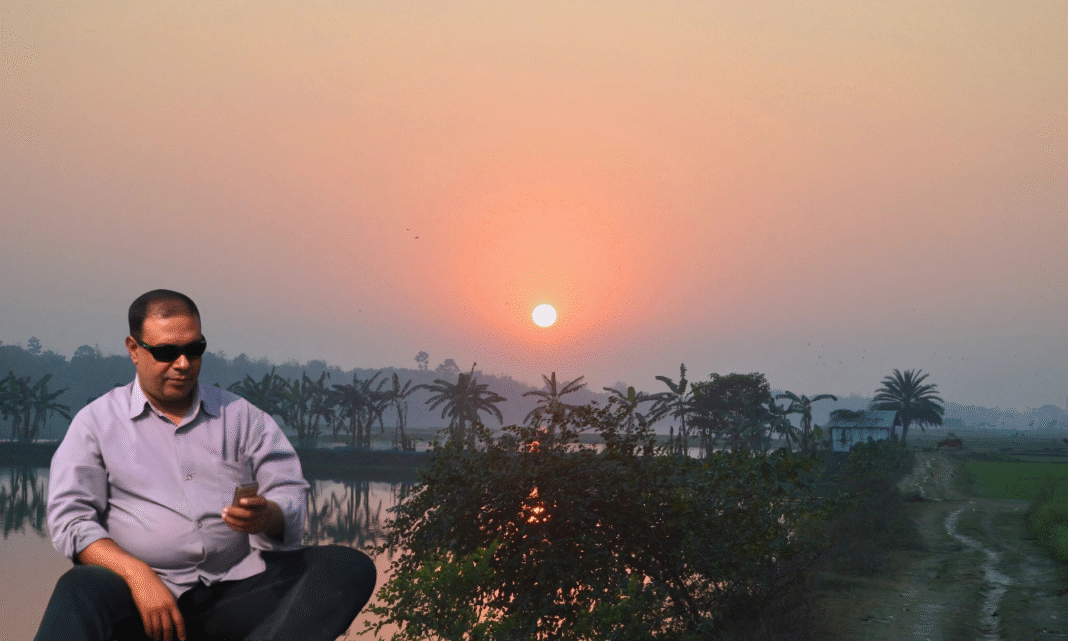 “জল, আকাশ আর নীরবতার মেলবন্ধন – বেড় গোবিন্দপুর বাওড়ের মনোমুগ্ধকর দৃশ্য!”