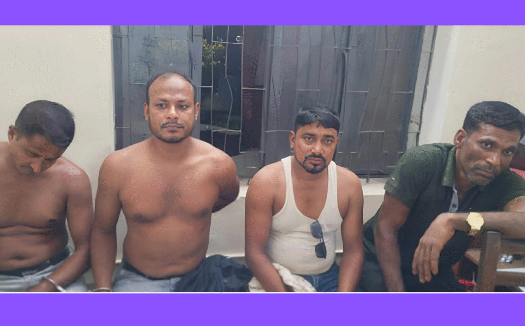 মণিরামপুরে ডাকাতির প্রস্তুতিকালে ৪ যুবক আটক: যুবদল পরিচয় ঘিরে বিভ্রান্তি