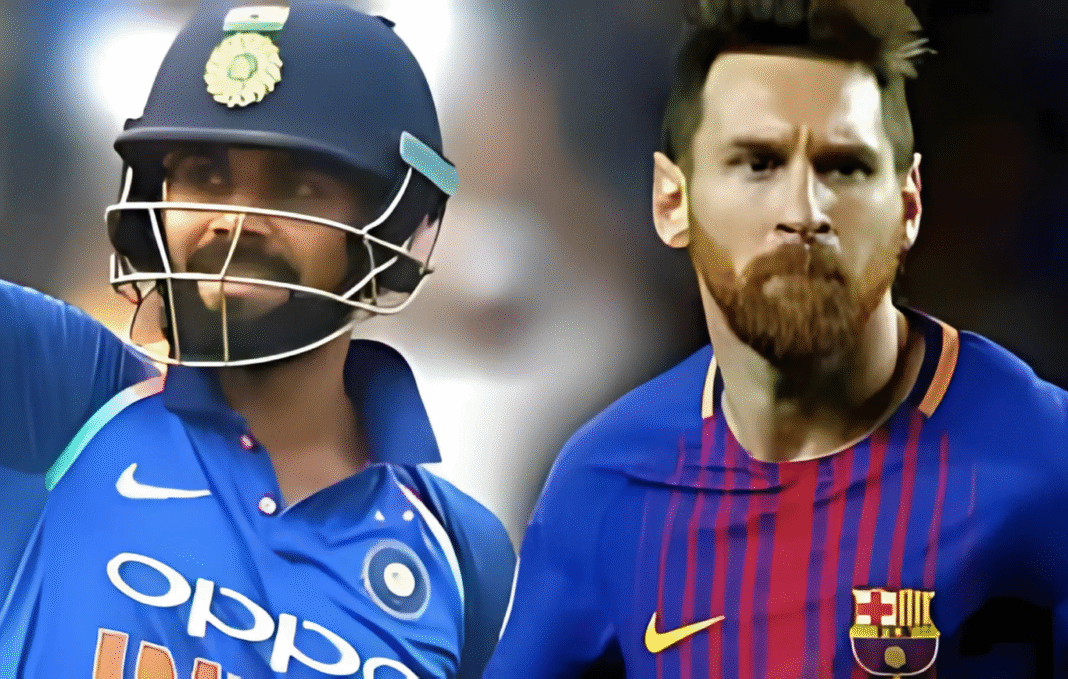 লিওনেল মেসি এবার ক্রিকেট মাঠে! সচিন-ধোনি-কোহলিদের সঙ্গে ২২ গজে কিংবদন্তি ফুটবলারের নতুন চমক