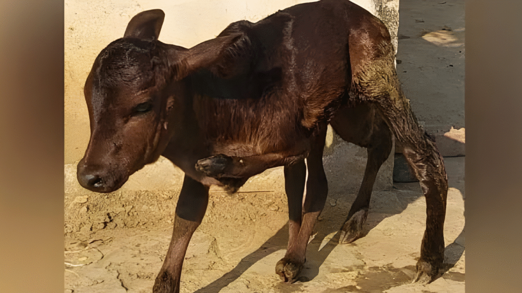 ঝিকরগাছায় ছয় পা বিশিষ্ট বাছুরের জন্ম: বিরল এই ঘটনায় এলাকায় চাঞ্চল্য