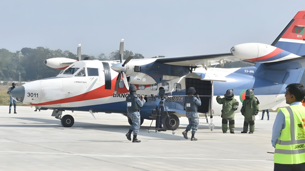 জরুরি পরিস্থিতি মোকাবিলায় যশোর বিমানবন্দরে বড় নিরাপত্তা মহড়া