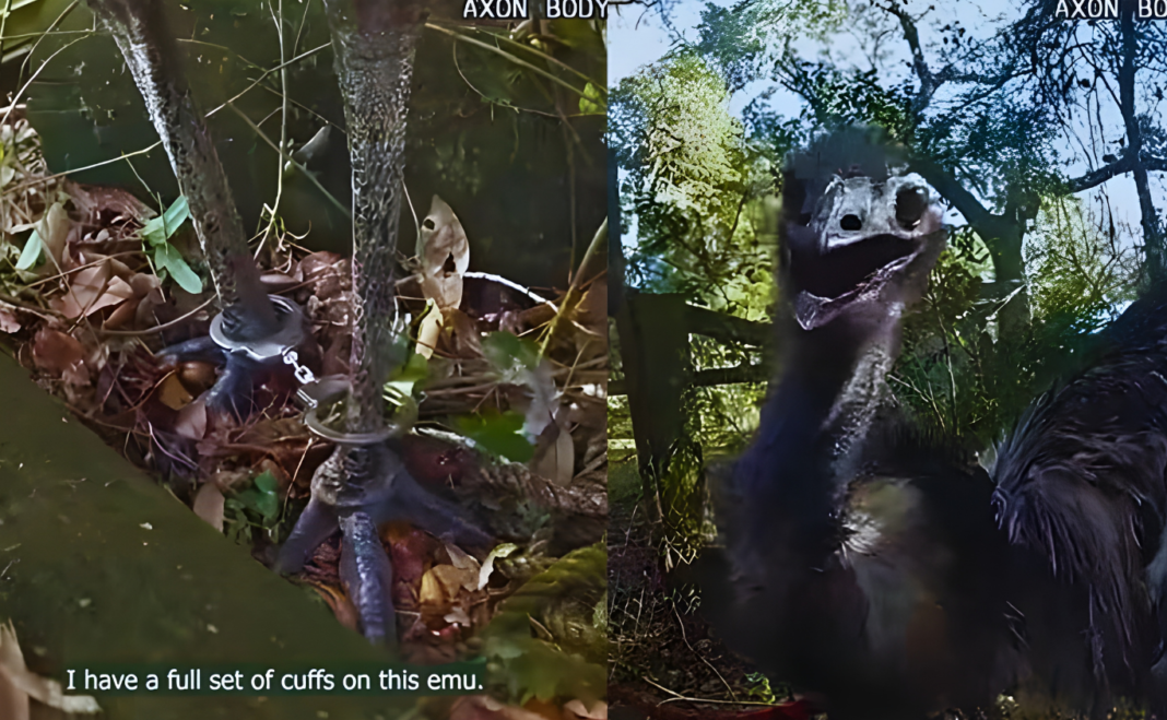 পুলিশের হাতকড়ায় এমু পাখি! ফ্লোরিডার রাস্তায় অবিশ্বাস্য ঘটনার ভিডিও ভাইরাল