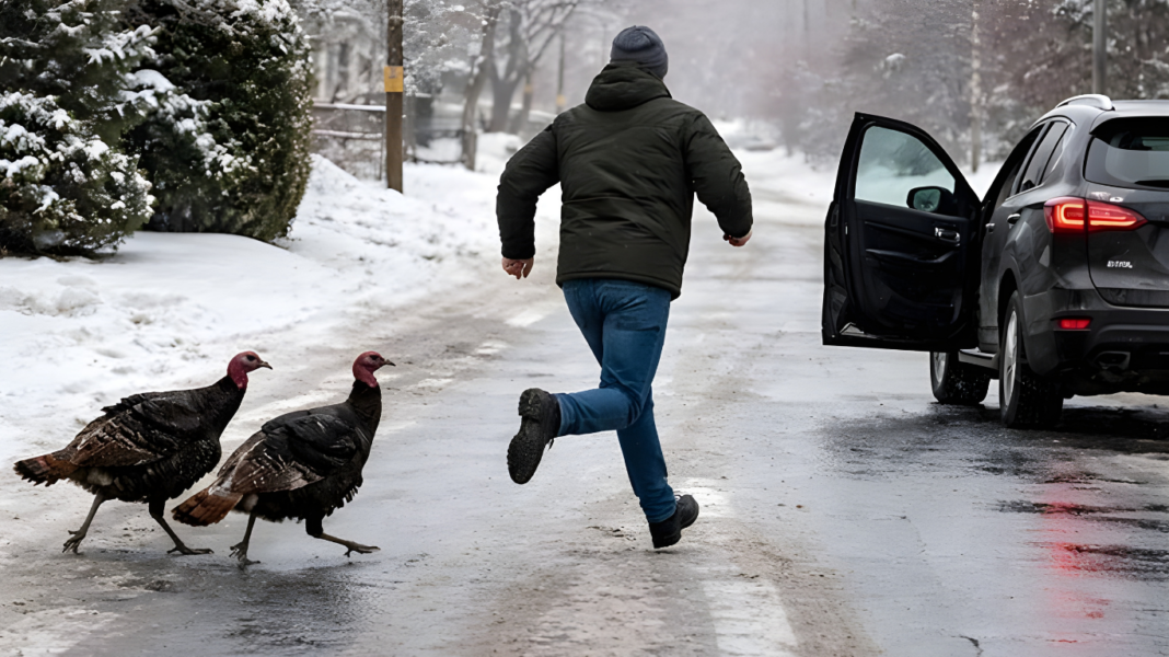 অবিশ্বাস্য ঘটনা: ২ টার্কির ভয়ে রাস্তায় আতঙ্ক, কী হল তারপর?
